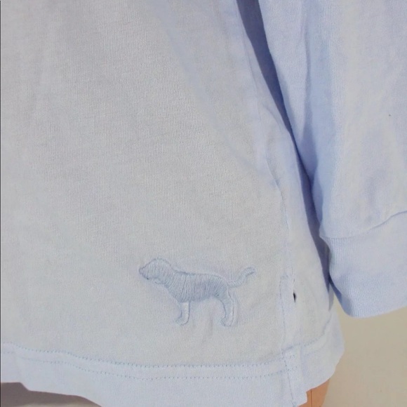 Victoria’s Secret pink Shirt Periwinkle Lace Tie - Picture 6 of 7